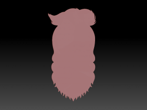 bearded skull 3D Модель