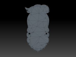 bearded skull 3D Модель