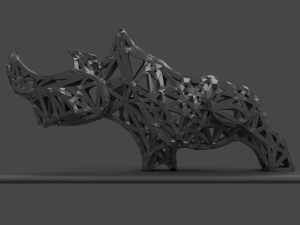 rhino 3Dプリントモデル
