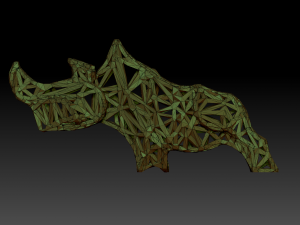 rhino 3Dプリントモデル