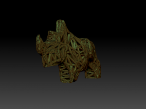 rhino 3Dプリントモデル