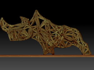rhino 3Dプリントモデル