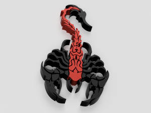 scorpion 3D 프린트 모델