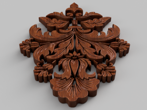 ornament sq1 by wp Modello 3D