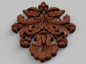 ornament sq1 by wp 3D Model