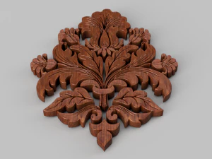 ornament sq1 by wp 3D Model