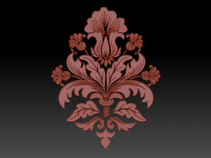 ornament sq1 by wp 3D Model