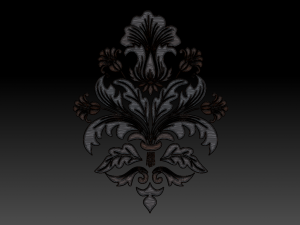ornament sq1 by wp Modello 3D