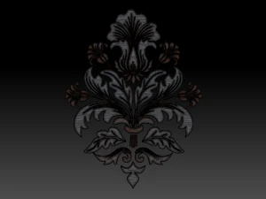 ornament sq1 by wp 3D Model