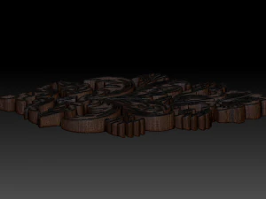ornament sq1 by wp 3D Model