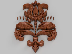 ornament sq2 by wp 3D Model