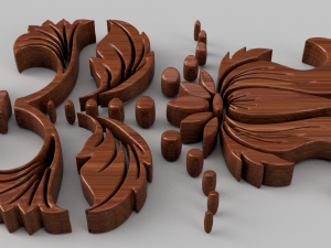 ornament sq2 by wp 3D Модель