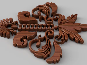 ornament sq3 by wp 3D Model