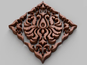 ornament sq5 by wp 3D Model