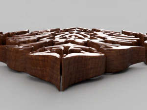 ornament sq5 by wp 3D Model