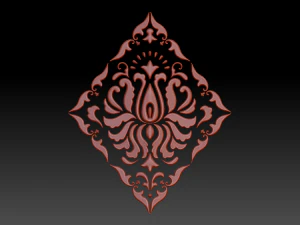 ornament sq5 by wp 3D Model