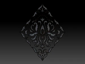 ornament sq5 by wp 3D Model