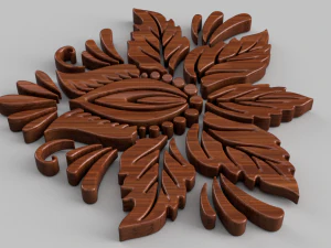 ornament sq6 by wp 3D Model