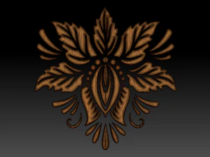 ornament sq6 by wp 3D Model