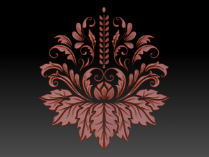 ornament sq7 by wp 3D Model