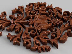 ornament sq8 by wp 3D Model