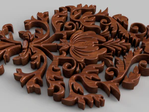ornament sq8 by wp 3D Model