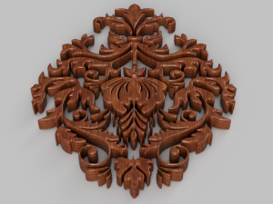 ornament sq8 by wp 3D Model