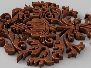 ornament sq8 by wp 3D Model
