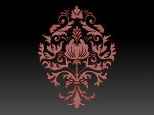 ornament sq8 by wp 3D Model