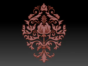 ornament sq8 by wp 3D Model