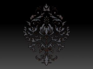 ornament sq8 by wp 3D Model