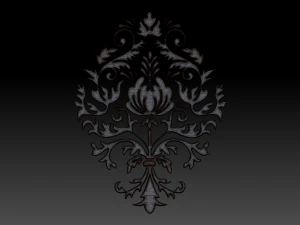 ornament sq8 by wp 3D Model
