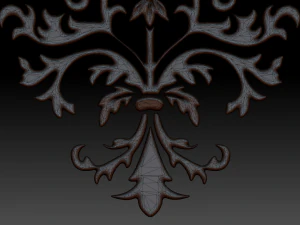 ornament sq8 by wp 3D Model
