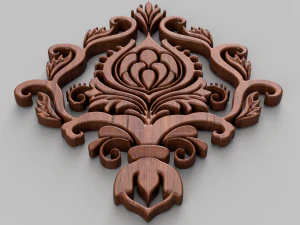 ornament sq9 by wp 3D Model