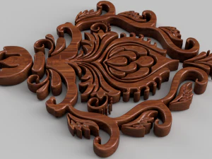 ornament sq9 by wp 3D Model