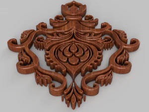 ornament sq9 by wp 3D Model