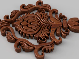 ornament sq9 by wp 3D Model