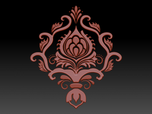 ornament sq9 by wp Modelo 3D