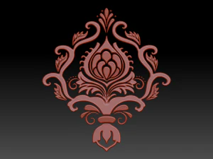 ornament sq9 by wp 3D Model