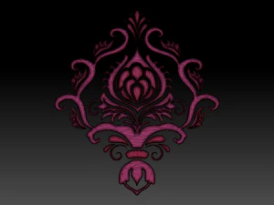ornament sq9 by wp 3D Model