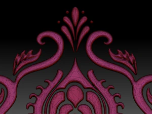 ornament sq9 by wp 3D Model