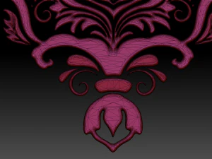 ornament sq9 by wp 3D Model