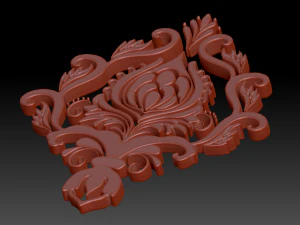 ornament sq9 by wp 3D Model