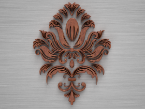 ornament sq10 by wp 3D Model