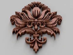 ornament sq10 by wp 3D Model