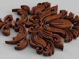 ornament sq10 by wp 3D Model