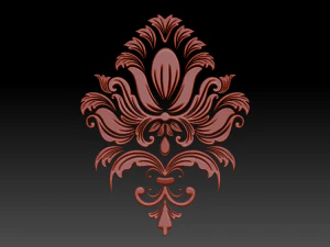 ornament sq10 by wp 3D Model