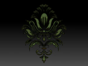 ornament sq10 by wp 3D Model