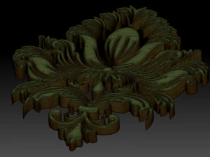 ornament sq10 by wp 3D Model