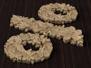 flower number symbol percent 3D Model